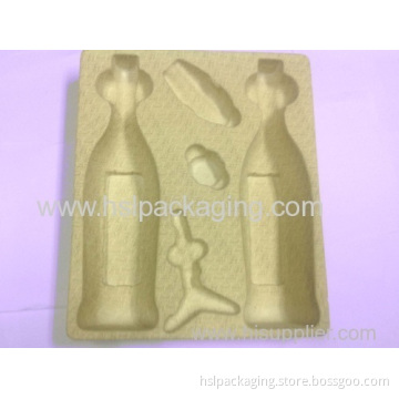 Various Types Of Ps Flocking Blister Packaging Tray For Wine 